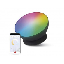 GoSmart LED ambientní lampa EMOS ZCW11BR, černá, teplá bílá–studená bílá/ RGB, WiFi