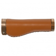 gripy aero hnědé imitace kůže 135mm