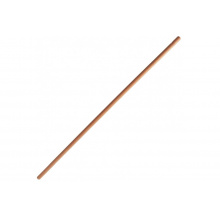Hůl na smeták, dřevěná, 160 cm, hnědá