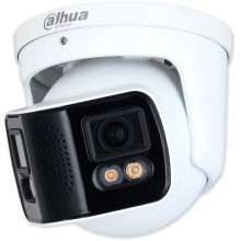 IPC-PDW5849-A180-E2 - 3,6 mm - 8Mpix Starlight full color, 180°, bílé LED 40m, AI, MIC, EPTZ, ePoE