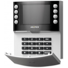 JA-115E - bílá-WH - sběrnic. čtyřsegment. kl. s LCD a RFID