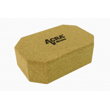 jóga blok Acra korkový 22,2x14,5x7,5cm