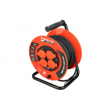 Kabel prodlužovací na bubnu venkovní FESTA INDUSTRY 3x1.5mm 25m 230V/3680W 4 zásuvky guma