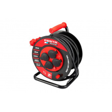 Kabel prodlužovací na bubnu venkovní FESTA INDUSTRY 3x2.5mm 25m 230V/3680W 4 zásuvky guma