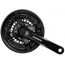 kliky Shimano FC-TY501 3x6/7/8 42/34/24z 175mm černé s krytem orig. balen