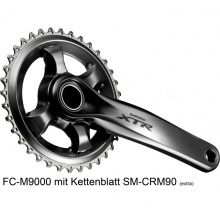 kliky Shimano XTR FC-M9000 0x11 170mm original balení