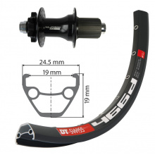 kolo zapletené 27,5“ DT Swiss D466 584-19 zadní 32 děr Niro