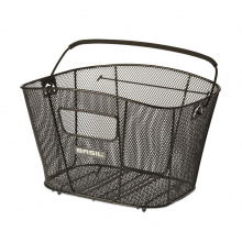 koš BASIL Bold L nosičový drátěný černý