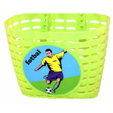 koš dětský barevný zelený FOTBAL + pásky