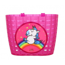 koš dětský Bike Fashion Einhorn růžový