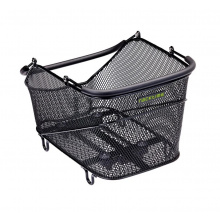 koš nosičový Racktime Baskit Trunk 12l drátěný černý vč. snapit adaptéru