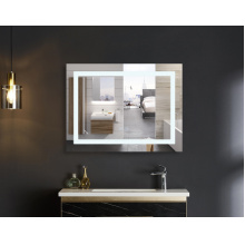 Koupelnové zrcadlo s LED osvětlením, protizamlžovací funkcí a regulací jasu, WARM MR12-80х60-REVERSE | MR12-80×60-REVERSE Warm