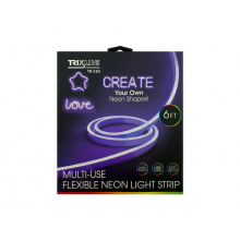 LED pásek USB TRIXLINE TR-33N 1,8m fialový neonový