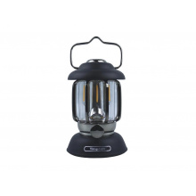 LED Retro dekorativní lucerna Tesla lighting 5W, 370lm, 2x2200mAh, IP44, černá