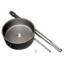 MAGG Příklepová vrtací korunka průměr 150mm se stopkou 400mm SDS MAX, vrták korunkový