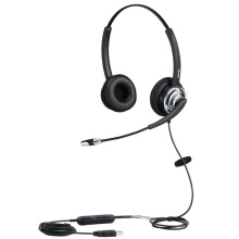 Náhlavní souprava na obě uši Well Mairdi MRD-805D USB, pro PC, USB, s ovládáním hlasitosti