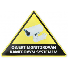 Nálepka KAMERA negativ - - na sklo zevnitř