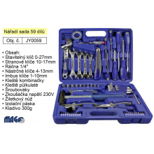 Nářadí sada 59 dílů v kufru Magg