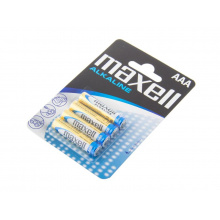 Nenabíjecí baterie AAA Maxell Alkaline 4ks Blistr