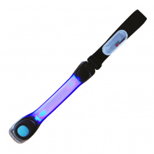 páska na ruku s LED světlem modrá
