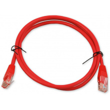 PC-601 C6 UTP/1M - červená - patch kabel CAT6 UTP PVC, 1 m