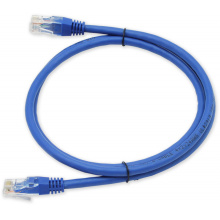 PC-601 C6 UTP/1M - modrá - patch kabel CAT6 UTP PVC, 1 m