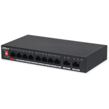 PFS3010-8ET-96-V2 - PoE switch 10/8, 8x PoE/2x Gb, 96W