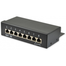 PP-024 8P/C5E/S - patch panel, 8x RJ45 CAT5E STP