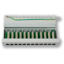 PP-026 12P/C5E/S - patch panel, 12x RJ45 CAT5E STP