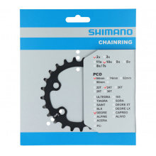 převodník 24z Shimano Deore FC-M6000 2x10 4 díry