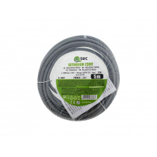 Prodlužovací kabel 1 zásuvka 5m QTEC Q-408F