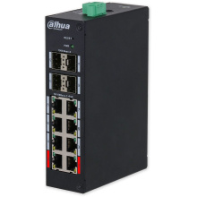 Průmyslový PoE switch Dahua HS4412-8ET-120