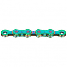 řetěz KMC X12 WAXED aurora green 126čl. BOX