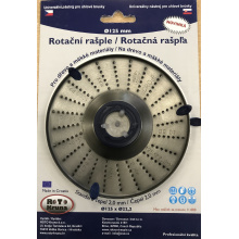 ROTO - Rotační rašple 125x22,2mm - 2,0mm - čepel jemná, R-2.0/125-Z