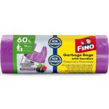 Sáček na odpad FINO Color Aromatic, 59 x 72 cm, 60 l, 14 mikronů, HDPE, s uchy, 15 ks, fialový