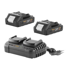 Sada dvě baterie 20V 2Ah Procraft 20/2A a nabíječka na dvě baterie 20/2 | S2x20-2A/20-2