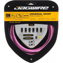 sada lanko+bowden Jagwire Sport Brake Kit růžová