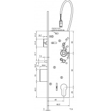 SAM EL MI P 9245 - elektromechanický samozamykací zámek