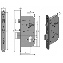 SAM REV 7255 - elektromechanický samozamykací zámek