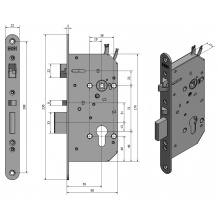 SAM REV MI P 7255 - elektromechanický samozamykací zámek