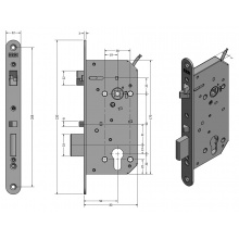 SAM REV P 9050 - elektromechanický samozamykací zámek