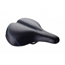 sedlo BBB MTB ComfortPlus relaxed kožené černé