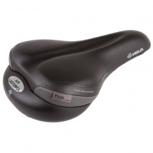 sedlo VELO Tour Air-Lastomer 270x180mm černo/stříbrné