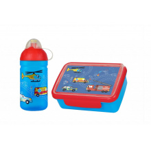 set R&B box a lahev Záchranáři 500ml