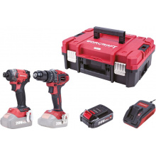 Set WORCRAFT XCUBE030 Aku rázový utahovák 260Nm CIS-S20LiB-260 Aku vrtačka 50Nm CHD-S20LiB
