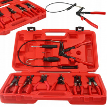 SILVER Kleště na hadicové spony, sada 9ks