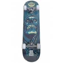 skateboard závodní s protismykem lebka