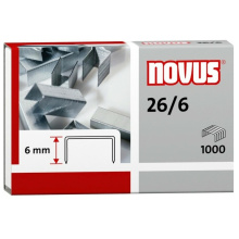 Spony do sešívačky Novus, 26/6, 1 000 ks
