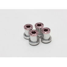 šrouby do převodníku ShamanRacing 13mm, 4ks růžové
