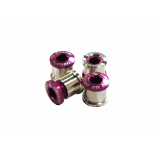 šrouby do převodníku ShamanRacing 8mm, 4ks fialové